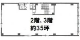 斉藤第2ビルの基準階図面