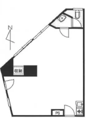 ジュウエル下落合の基準階図面