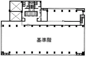A-PLACE馬車道の基準階図面