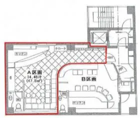麗佳ビルの基準階図面
