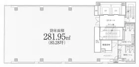 PMO御茶ノ水ビルの基準階図面