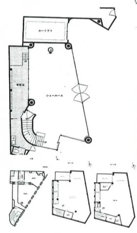 第三京浜出口店舗ビルの基準階図面