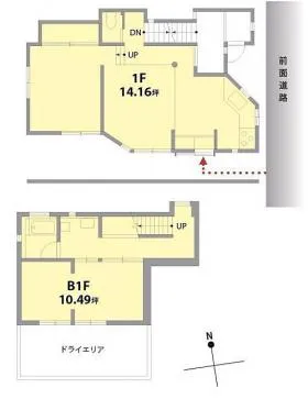 FJ邸ビルの基準階図面
