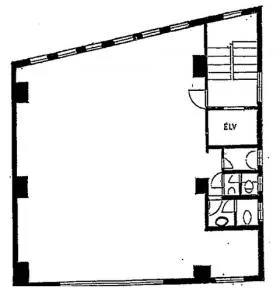 山本ビルの基準階図面