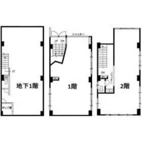毛利ビルの基準階図面