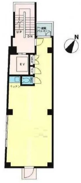 美濃屋ビルの基準階図面