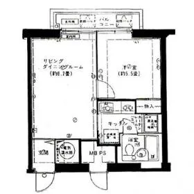 新宿セントラルハイツプラザビルの基準階図面