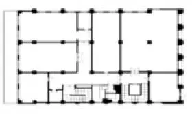 ハウザー堺筋本町駅前ビルの基準階図面