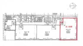 本町寺田ビルの基準階図面
