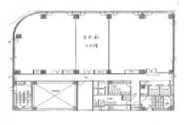カーニープレイス本町ビルの基準階図面