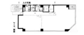 本町ギボービルの基準階図面