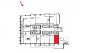あべのメディックスビルの基準階図面