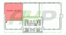 AITビルの基準階図面