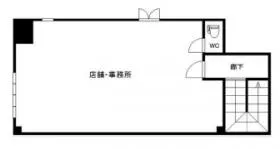 原ビルの基準階図面