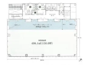 NCOメトロ神谷町の基準階図面