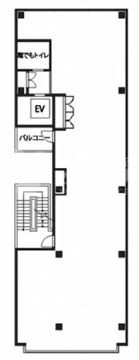 EA HARAJUKU Towerビルの基準階図面