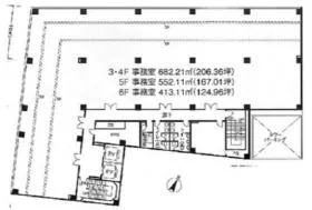 マイビルディングビルの基準階図面