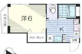 菅田マンションの基準階図面