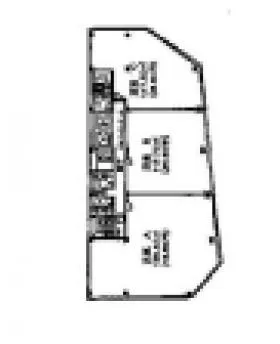 靱イーストビルの基準階図面