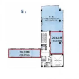 本町平成ビルの基準階図面