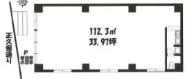 MKヒルズビルの基準階図面