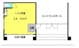 JOY・K・Iビルの基準階図面