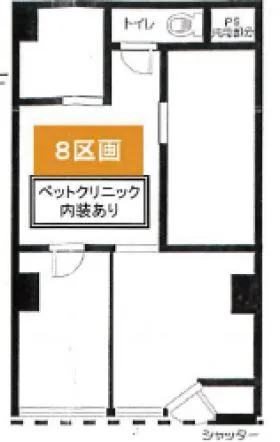 セソール川崎京町ハイライズビルの基準階図面