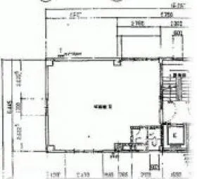 泉商一ツ木ビル別館の基準階図面