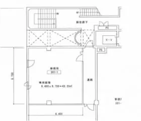 メロディーハイム平野町ビルの基準階図面