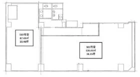 池田ビル3号館ビルの基準階図面