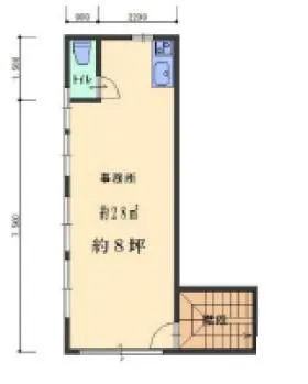 さくらビルの基準階図面