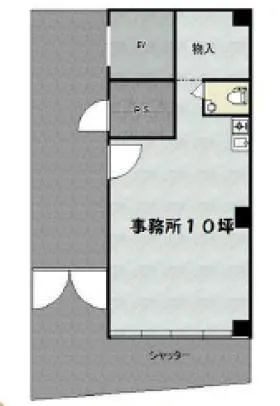KKビルの基準階図面