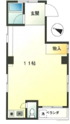金子ビルの基準階図面