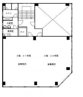 横井第7ビルの基準階図面