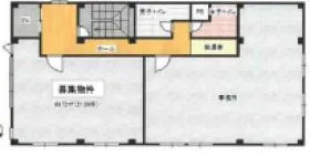 ナイスワンビルの基準階図面