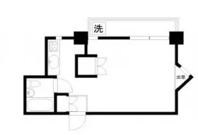 ヴィラデステ原宿の基準階図面