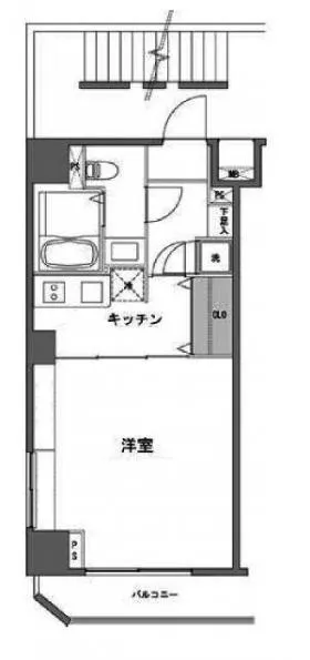フォレシティ九段ビルの基準階図面