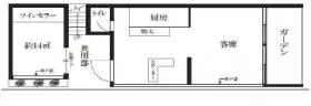 岡野ビルの基準階図面