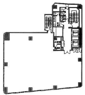 二番町三協ビルの基準階図面
