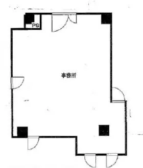 光養ビルの基準階図面