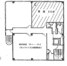 サンリットビルの基準階図面