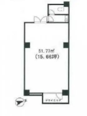 駒込K&Mビルの基準階図面