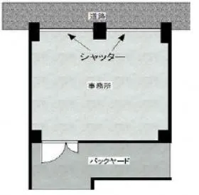 アクトピア北赤羽5番館ビルの基準階図面