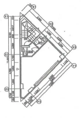 国立ジュディビルの基準階図面