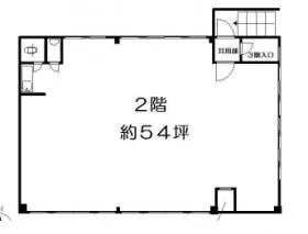 石原ビルの基準階図面