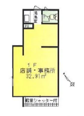 MURATAハイツビルの基準階図面