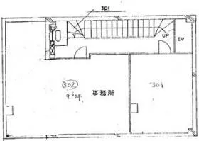 第一野口ビルの基準階図面
