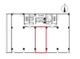 いちご名古屋ビルの基準階図面