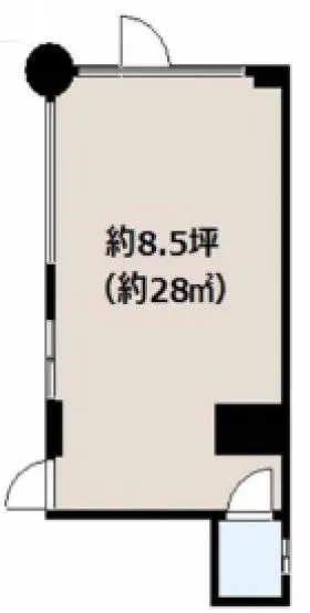サンワビルの基準階図面