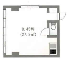 井上ビルの基準階図面